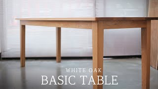 SQUARERULE FURNITURE  Making a Basic Table [upl. by Eojyllib340]