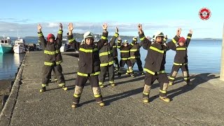 Bomberos Bailando Nene Malo  Comerte Toda [upl. by Aicilanna239]