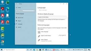 How to Install and Use a different Language Keyboard in Windows 10 [upl. by Eilrebmik]