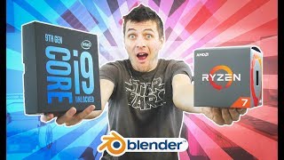 INTEL vs AMD  the Best Overall CPU in Blender [upl. by Aciruam349]