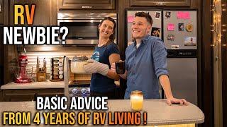 RV LIVING FOR BEGINNERS  The RV Basics You Should Know [upl. by Schulman]