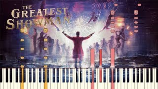 The Greatest Showman  quotThe Greatest Showquot Piano Tutorial Synthesia [upl. by Suiramed]