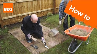 How to lay a shed base [upl. by Ainos]