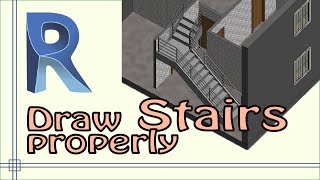 Revit  How to draw Stairs properly [upl. by Fosdick]