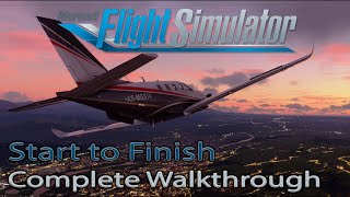 Microsoft Flight Simulator 2020  Start to Finish  Installation  Tips  Liveries  Settings [upl. by Ias]