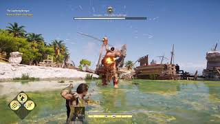 Assassins Creed Odyssey  How to Kill Steropes The Lightning Bringer [upl. by Terrill]