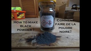 Comment faire de la poudre noire  F3  quot Black powder quot [upl. by Mahseh591]