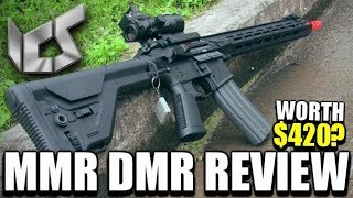 ICS CXP MMR DMR Airsoft Rifle Review  Another M4 DMR [upl. by Alvera]