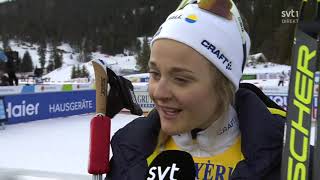 Längdskidor VM Seefeld 2019  Stafett Damer [upl. by Er]