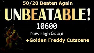 5020 Mode Beaten Again Golden Freddy Cutscene  Ultimate Custom Night FNAF [upl. by Ortrude]