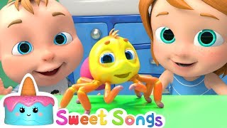 Itsy Bitsy Spider  Nursery Rhymes amp Kids Songs [upl. by Hpesoy245]