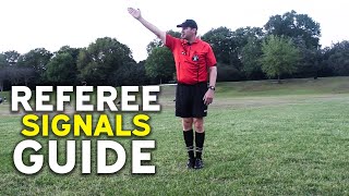 Soccer Referee Signals Guide [upl. by Hairacaz532]