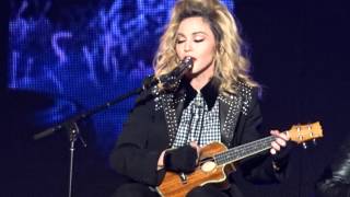 Madonna Rebel Heart Tour True Blue Live HD Sean Penn NYC [upl. by Elleahcim237]