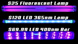 Fluorescent VS LED Black Light  Which Is The BETTER Black Light Effect [upl. by Mulac]