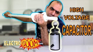 Make a SUPER HIGH VOLTAGE Capacitor [upl. by Armahs]