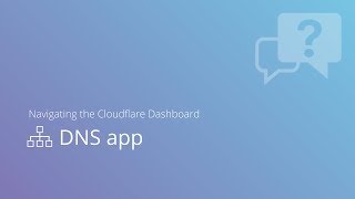 Navigating the Cloudflare Dashboard DNS app [upl. by Nate]