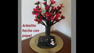 arbol de papeltree made from recycled magazine [upl. by Cirone515]