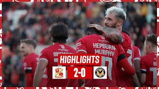 Match Highlights Swindon Town vs Newport County [upl. by Lindon]