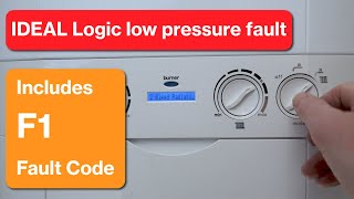 IDEAL Logic low pressure fault  Refill tutorial [upl. by Lamaj9]