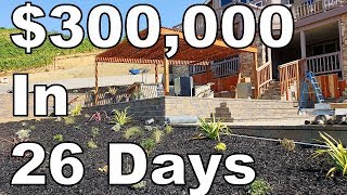 300000 Landscaping Job In 26 Days Luxury Landscape Construction [upl. by Ecahc]