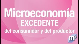 MICROECONOMÍA Excedentes del consumidor y del productor [upl. by Evod49]