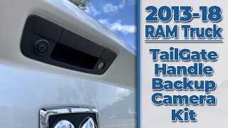 20132018 Ram Truck  Backup Rear Camera Upgrade  Easy Plug amp Play Install [upl. by Aisaim]