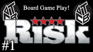 Risk  Board Game Play Part 1 [upl. by Auqemahs573]