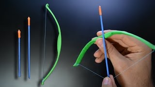 Tutorial Mini Bow and Arrow  Instructions in English BR [upl. by Dwinnell]