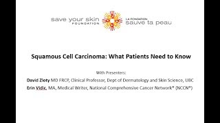 Squamous Cell Carcinoma What Patients Need to Know [upl. by Orrin73]