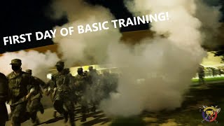 US ARMY BASIC TRAINING The First Day Fort Benning [upl. by Im]