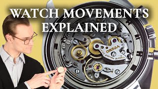 Watch Movements Explained  Mechanical vs Automatic vs Quartz Watches [upl. by Lidstone]