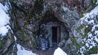 Trapped in a Blizzard Mysterious Cave Shelter Saves My Life [upl. by Apicella]