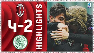 Highlights  AC Milan 42 Celtic  Europa League Matchday 5 [upl. by Annoid]