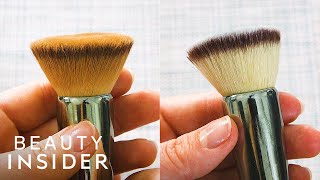 Best Ways To Clean Makeup Brushes With Common Household Products  Pantry Beauty  Insider Beauty [upl. by Ina]