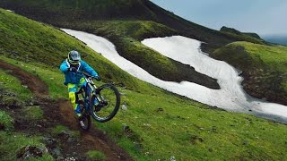 Freeride MTB Into the Dirt of Iceland [upl. by Nnil]