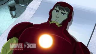 Iron Man Travels Through Time  Marvels Avengers Assemble Season 2 Ep 7  Clip 1 [upl. by Eusassilem]