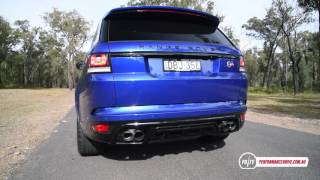 Range Rover Sport SVR 0100kmh amp engine sound [upl. by Josie841]