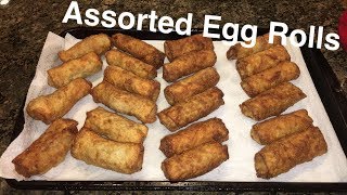 How to Make Assorted Egg Rolls [upl. by Aserehs]