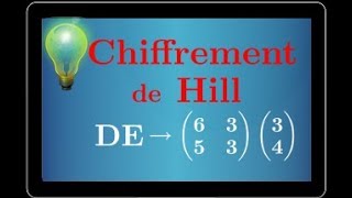 Chiffrement de Hill  coder et décoder un message  matrice amp congruence  cryptographie spé maths [upl. by Avraham]