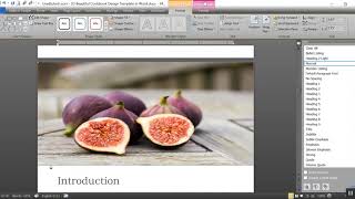 Beautiful Cookbook Design Template in Word [upl. by Artiek]