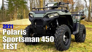 2021 Polaris Sportsman 450 EPS Test Review [upl. by Matthieu771]