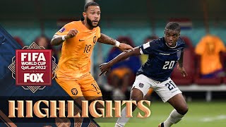 Netherlands vs Ecuador Highlights  2022 FIFA World Cup [upl. by Yrtneg]