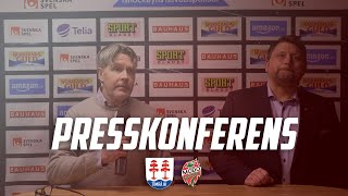 Presskonferens Timrå IK  Modo Hockey [upl. by Sullecram943]