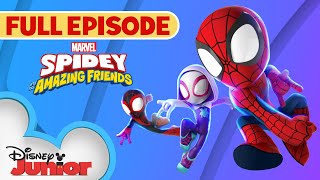 Spidey To the Power of Three  Marvels Spidey and His Amazing Friends  Full Episode  disneyjr [upl. by Gneh]