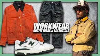 Mens Workwear Outfit Ideas amp Essentials Dickies Carhartt Levis [upl. by Zerla268]