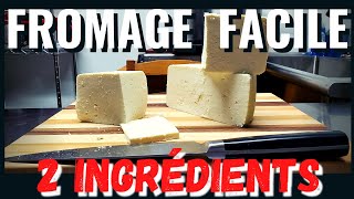 Fromage maison FACILE Sans présure ni ferment  Queso Blanco [upl. by Mccready]