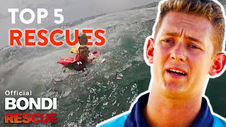 Top 5 LIFE SAVING Rescues  Bondi Rescue Season 11 [upl. by Irmo]