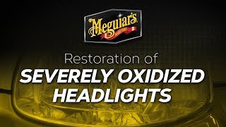 How to Restore Severely Oxidized Headlights [upl. by Annait471]