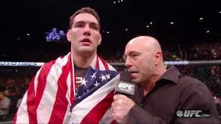 UFC 187 Chris Weidman and Vitor Belfort Octagon Interviews [upl. by Isabella]