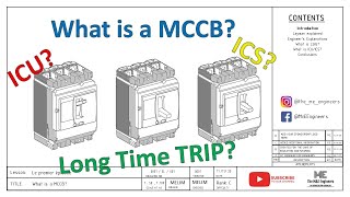 Episode 1  What is a MCCB Moulded Case Circuit Breaker LSIG ICS ICU Explained by a MampE Engineer [upl. by Burnie]